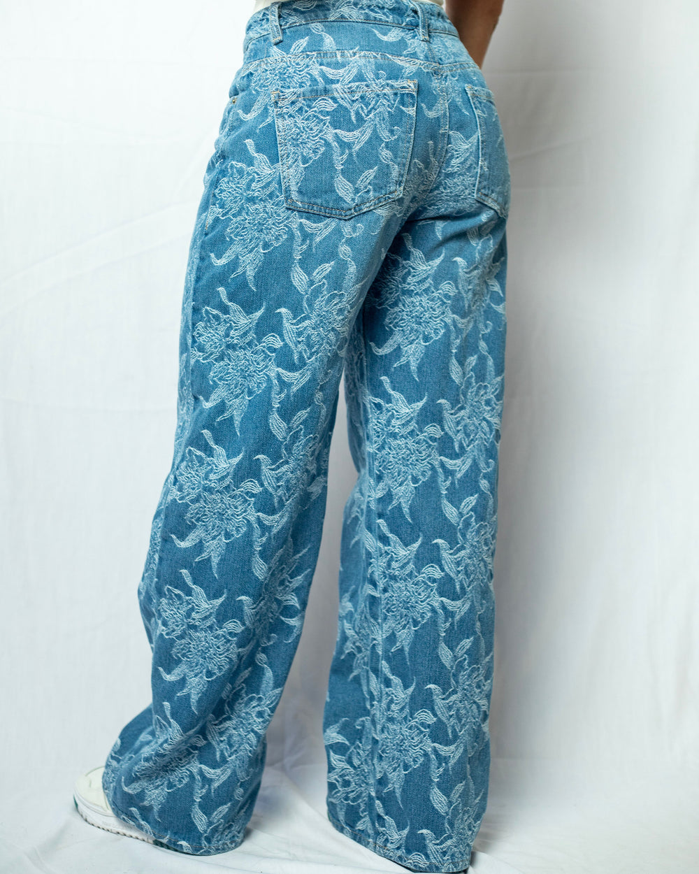 PANTALON DAMA WIDE LEG TIRO ALTO REF. 18110