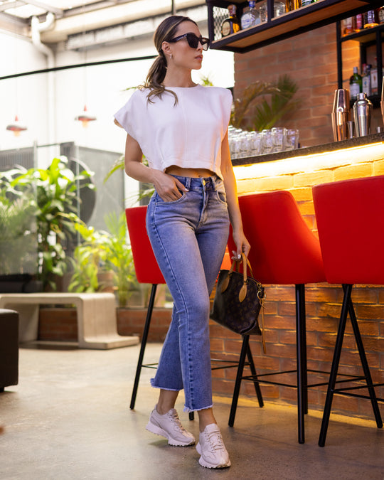 JEAN DAMA CROPPED TIRO ALTO REF. 17029