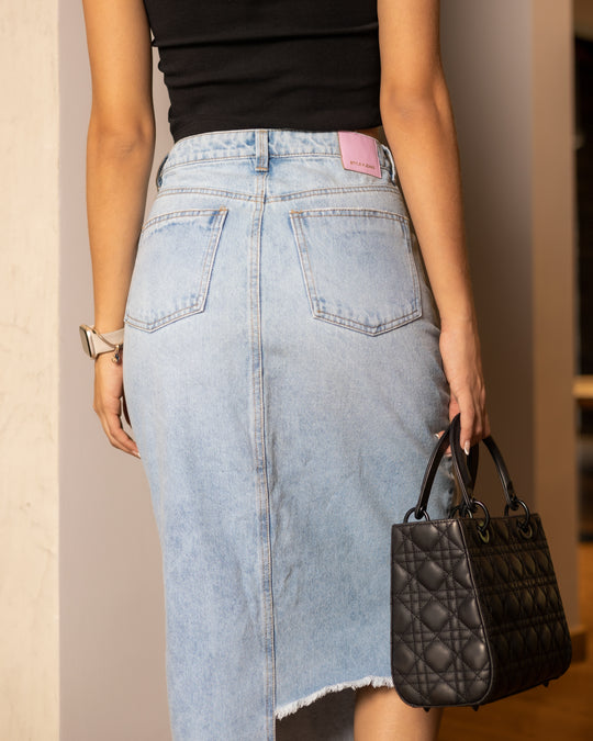 FALDA DESIGUAL DAMA TIRO ALTO REF. 17100