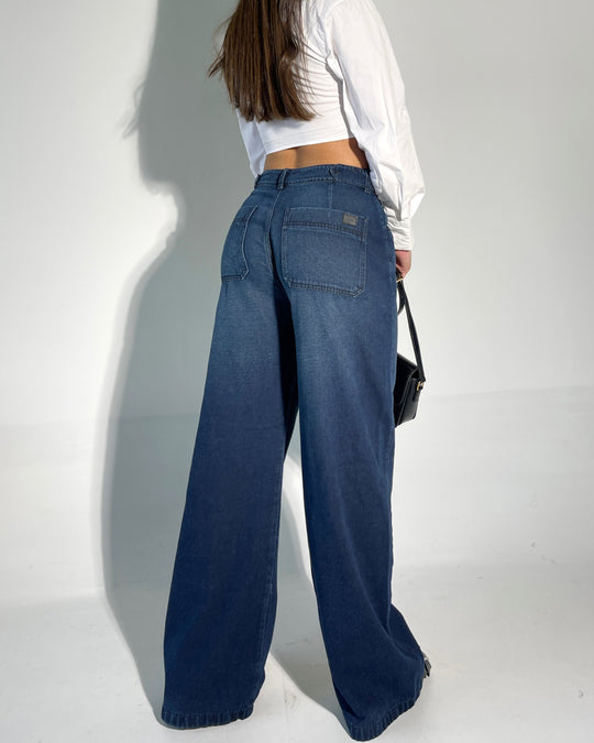 JEAN DAMA WIDE LEG TIRO ALTO REF. 17464