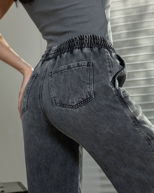 PANTALON DAMA BOTA RECTA TIRO ALTO REF. 17466-1