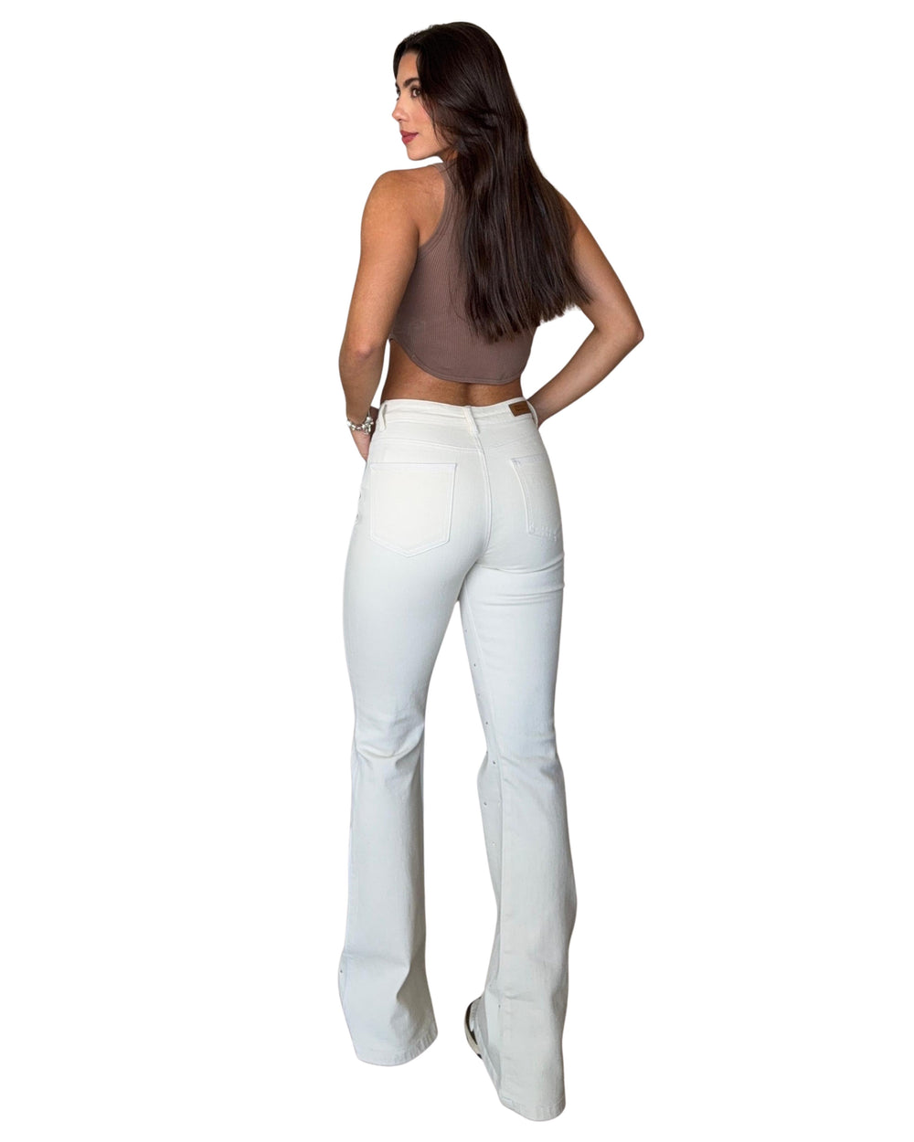JEAN DAMA BOTA FLARE TIRO ALTO REF. 17473-1