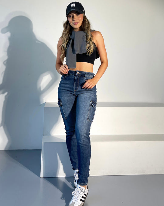 JEAN DAMA SKINNY TIRO ALTO REF. 17475