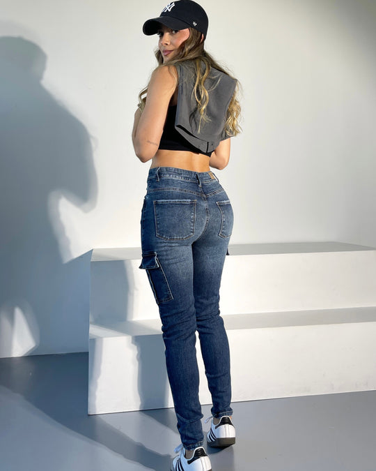 JEAN DAMA SKINNY TIRO ALTO REF. 17475