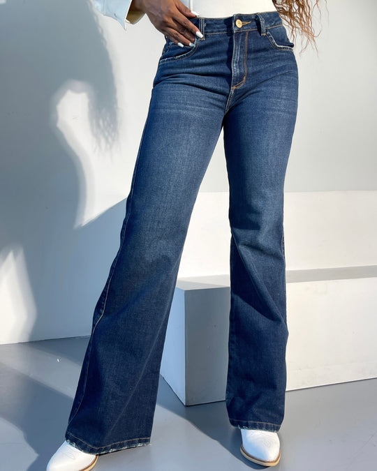 JEAN DAMA BOTA FLARE TIRO ALTO REF. 17491