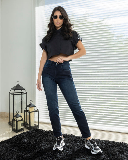 JEAN DAMA MOMFIT TIRO ALTO REF. 17538