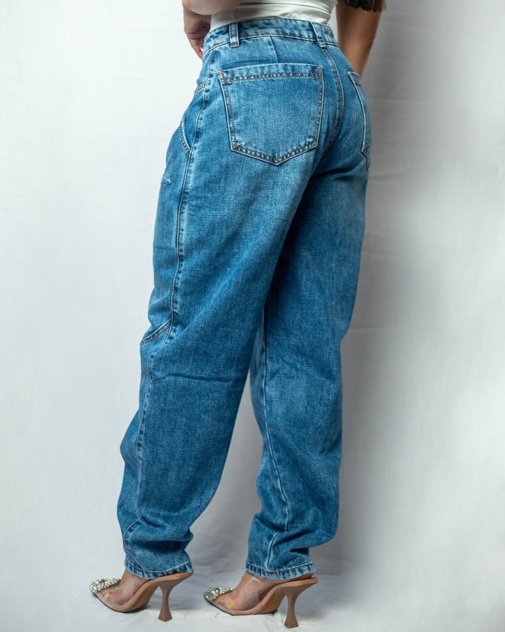 PANTALON DAMA BALLON  TIRO ALTO REF. 17557