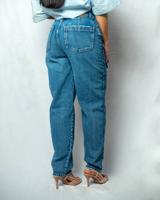 PANTALON DAMA BALLON  TIRO ALTO REF. 17558