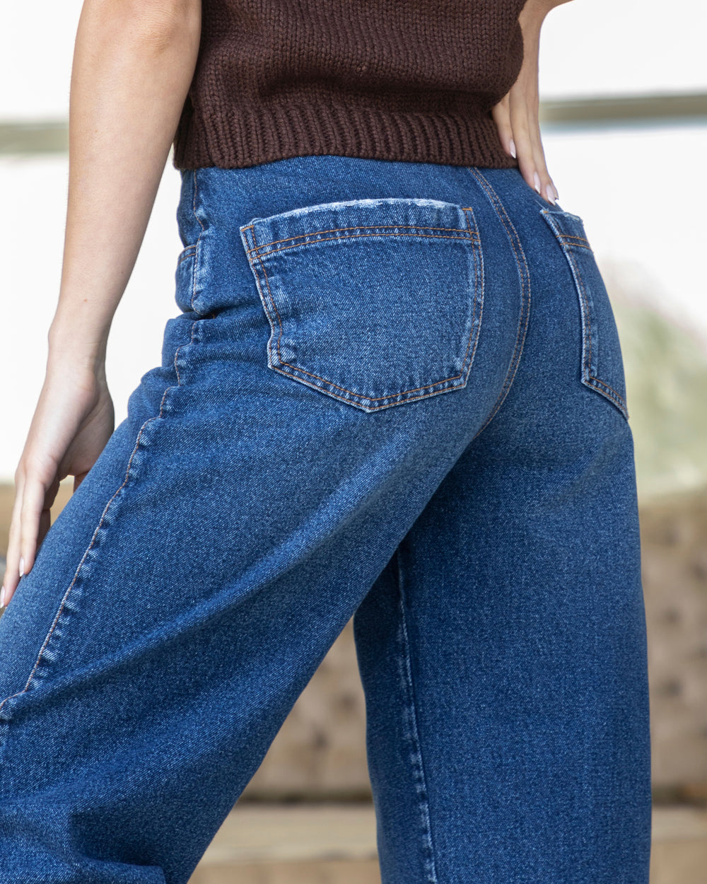 PANTALON DAMA BALLON  TIRO ALTO REF. 17558