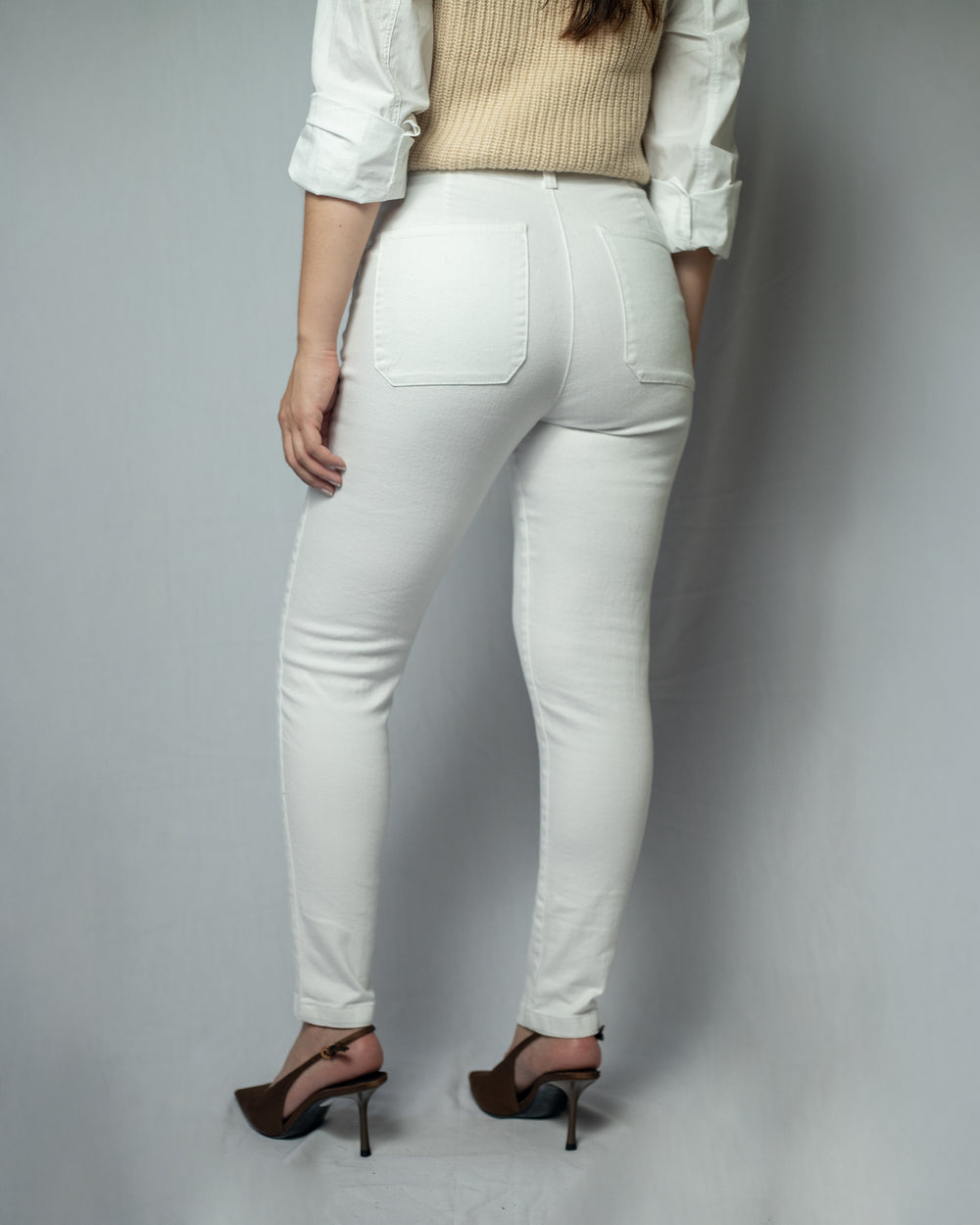 PANTALON DAMA SKINNY TIRO ALTO REF. 18000