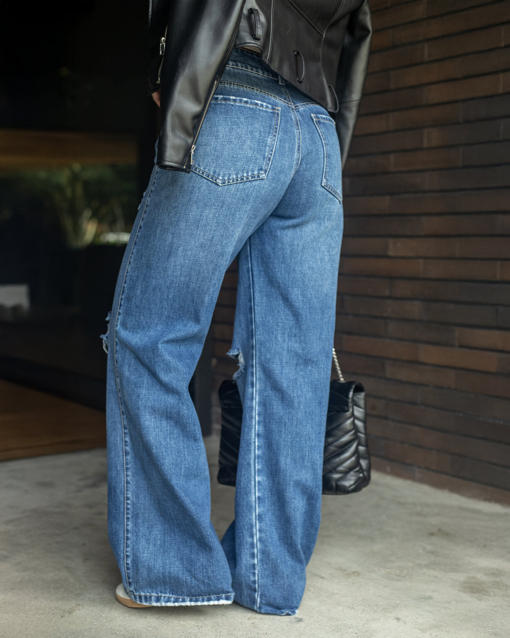 PANTALON DAMA WIDE LEG TIRO ALTO REF. 18010
