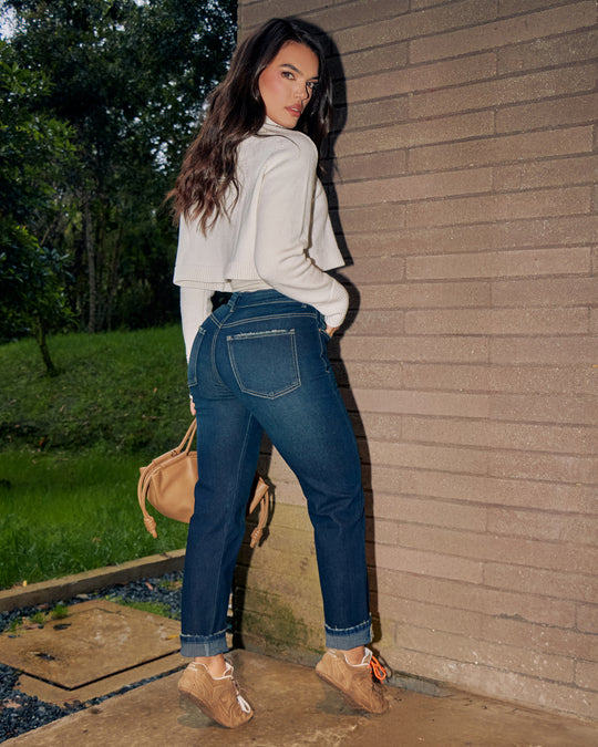 PANTALON DAMA MOMFIT TIRO ALTO REF. 18018-3