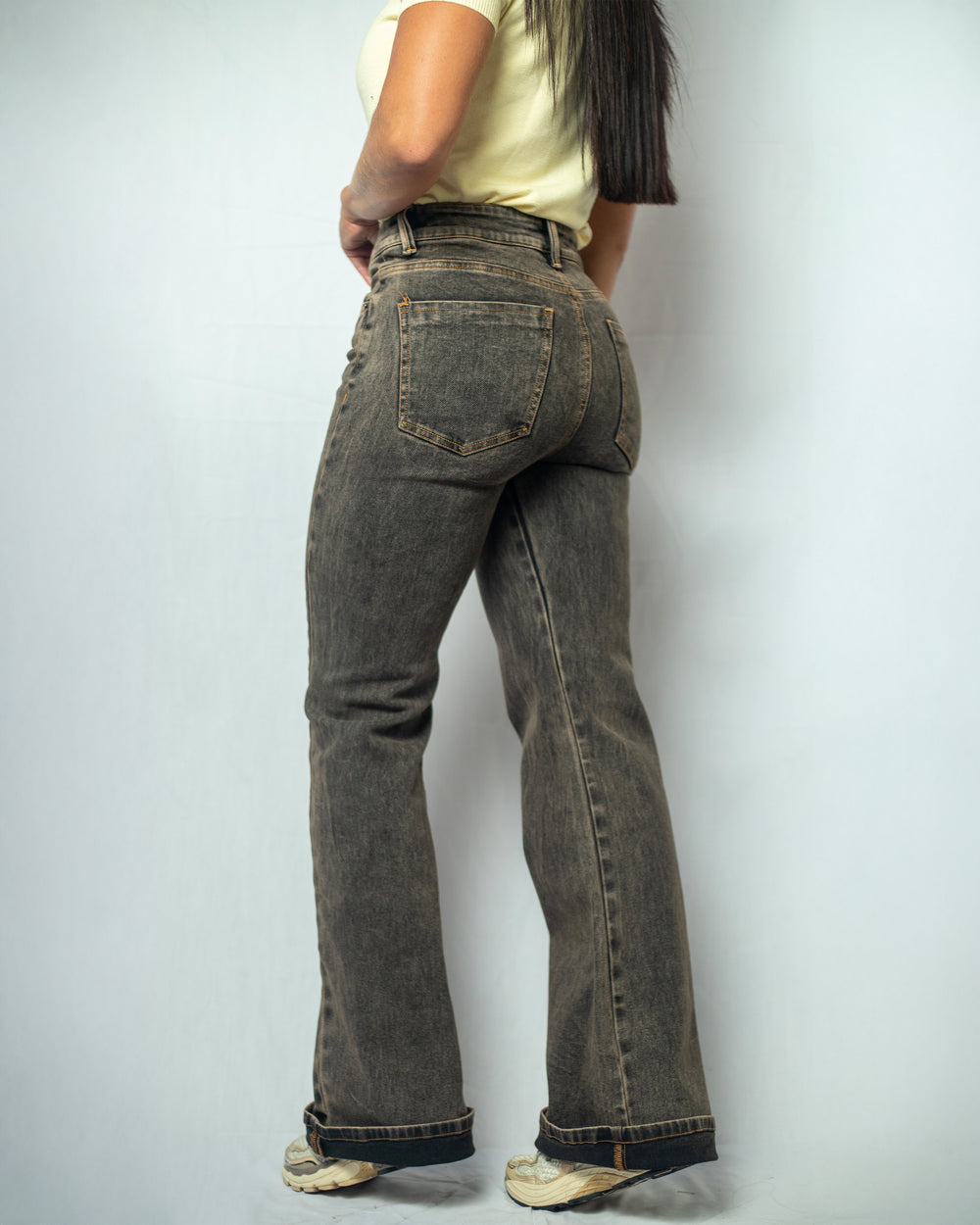 JEAN DAMA BOTA FLARE TIRO ALTO REF. 18049