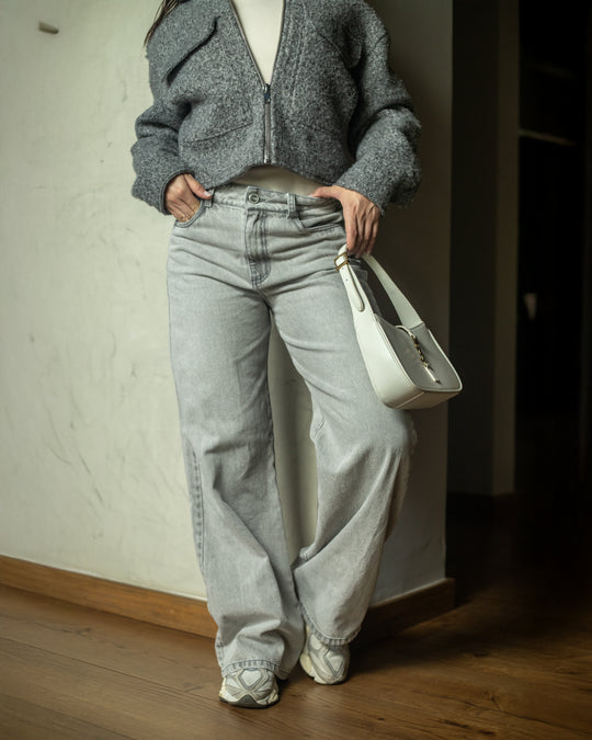 PANTALON DAMA WIDE LEG TIRO ALTO REF. 18067