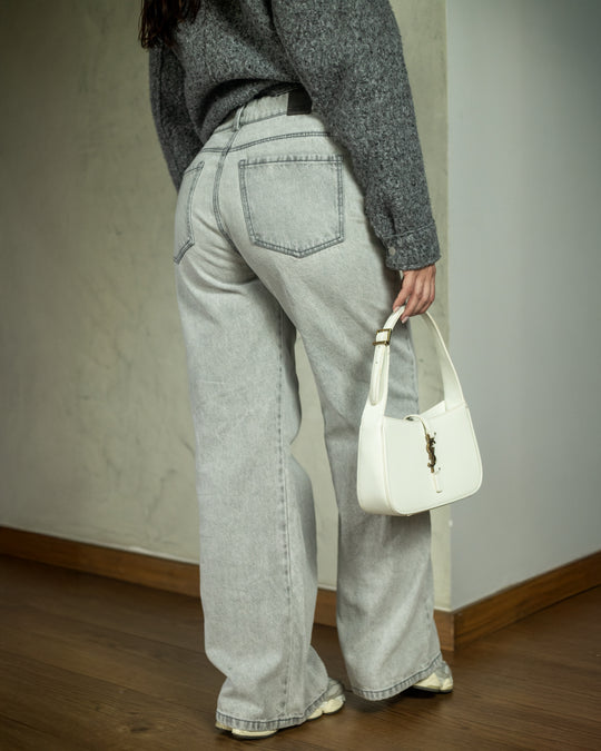 PANTALON DAMA WIDE LEG TIRO ALTO REF. 18067