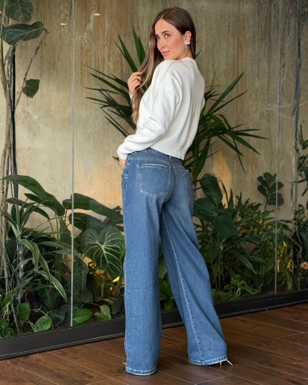 PANTALON DAMA WIDE LEG TIRO ALTO REF. 18070-1