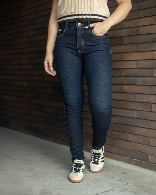 PANTALON DAMA SKINNY TIRO ALTO REF. 18080