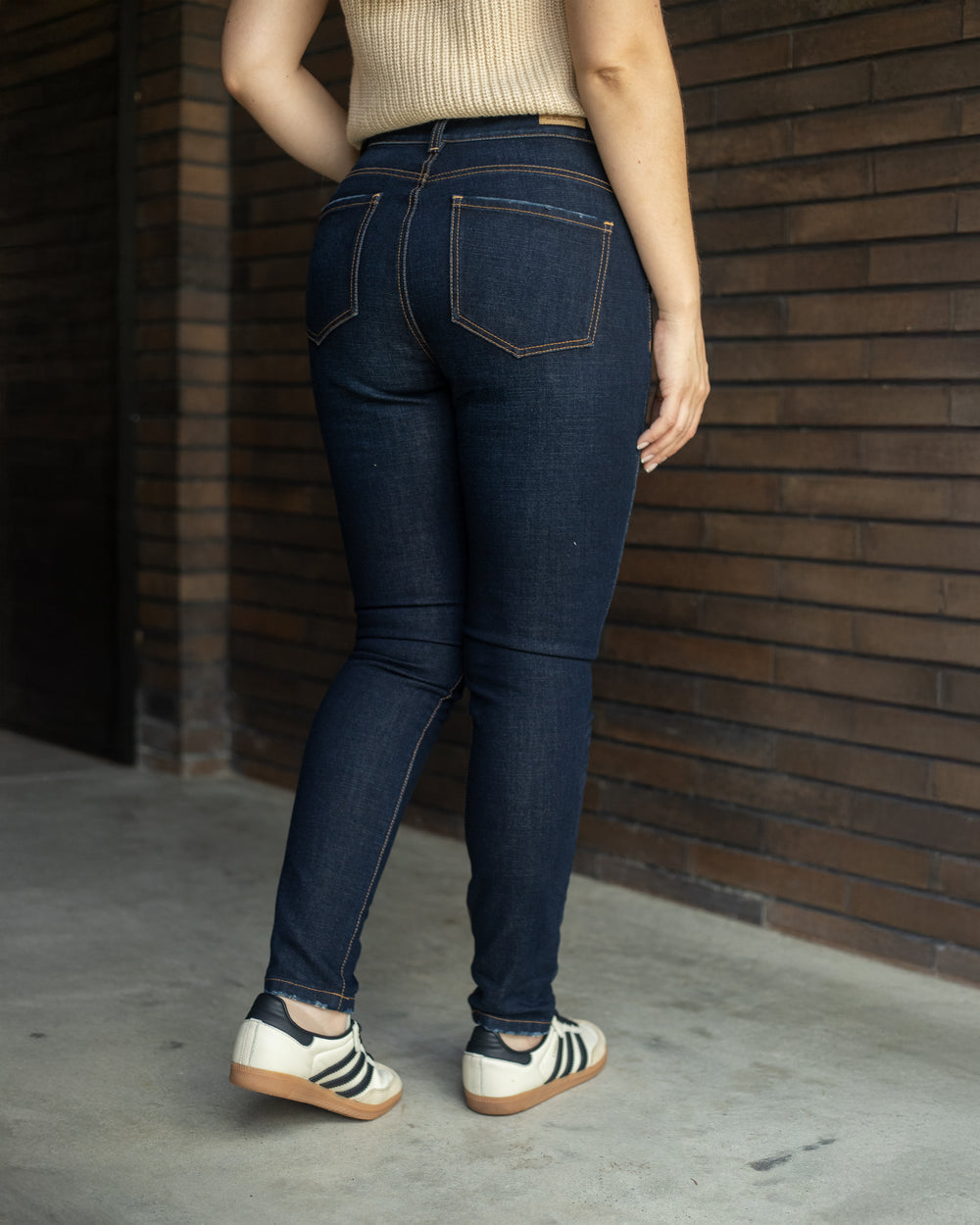 PANTALON DAMA SKINNY TIRO ALTO REF. 18080