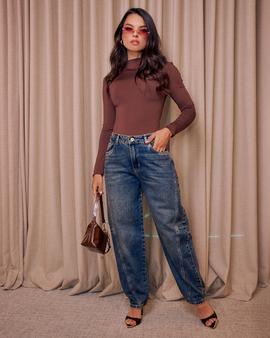 PANTALON DAMA BALLON TIRO ALTO REF. 18092