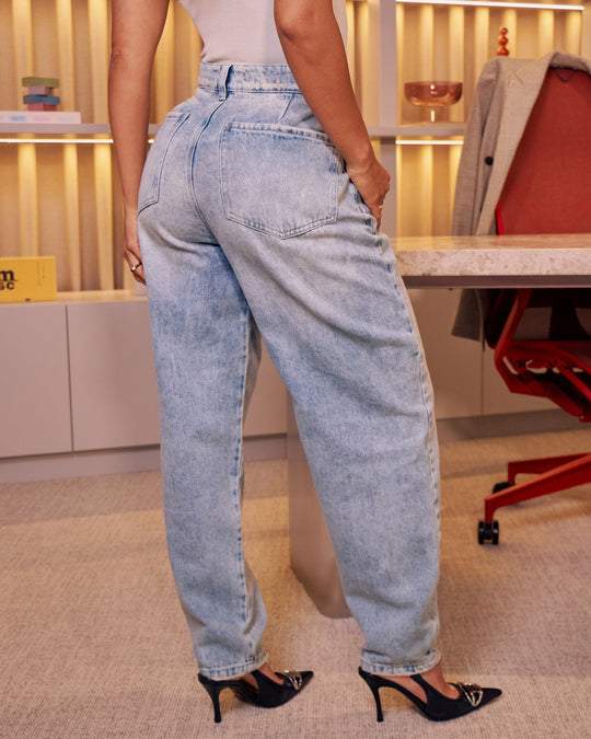 PANTALON DAMA BALLON TIRO ALTO REF. 18106