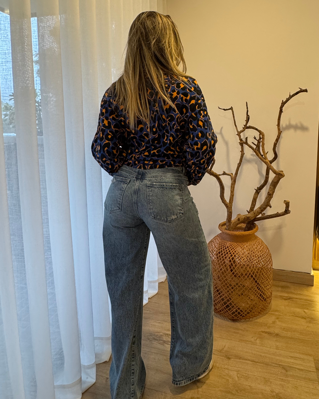 PANTALON DAMA WIDE LEG TIRO ALTO REF. 18138