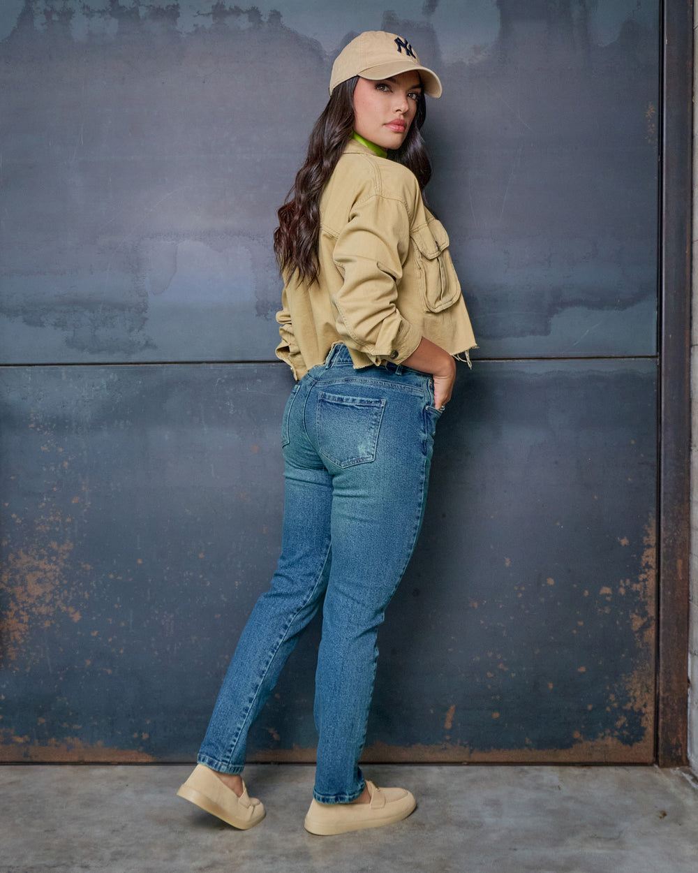 PANTALON DAMA MOMFIT TIRO ALTO REF. 18157