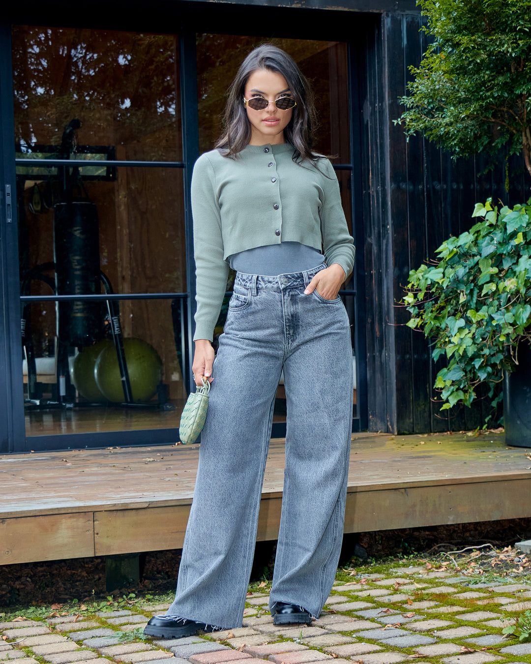 PANTALON DAMA WIDE LEG TIRO ALTO REF. 18174