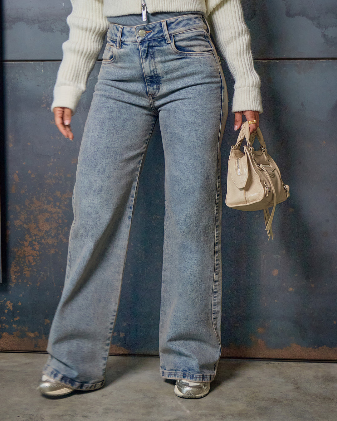 PANTALON DAMA WIDE LEG TIRO ALTO REF. 18220