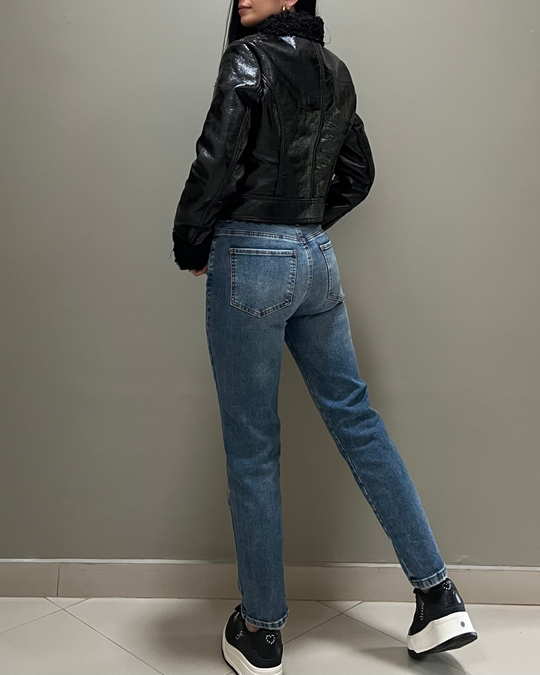 PANTALON DAMA MOMFIT TIRO ALTO REF. 18058