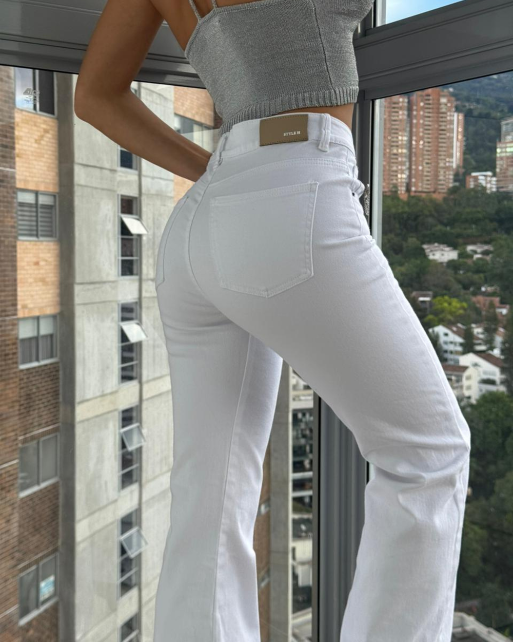 JEAN DAMA BOTA FLARE TIRO ALTO REF. 18004