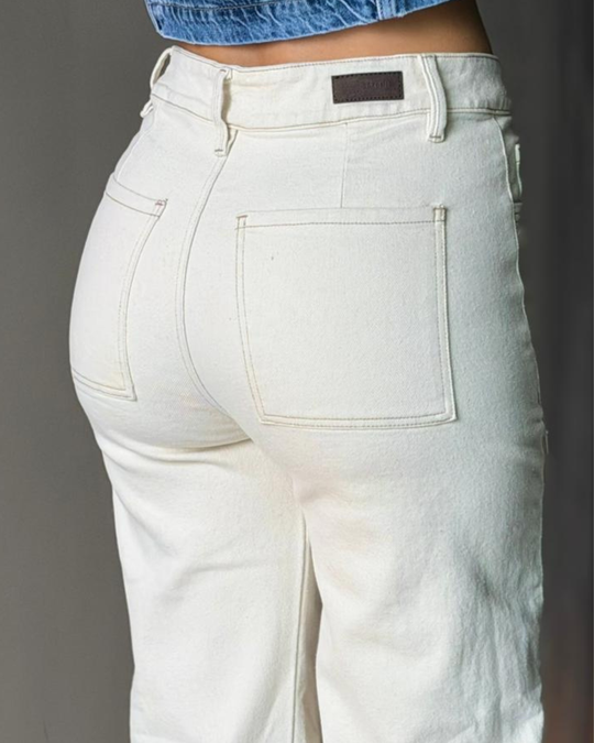 PANTALON DAMA WIDE LEG TIRO ALTO REF. 18042