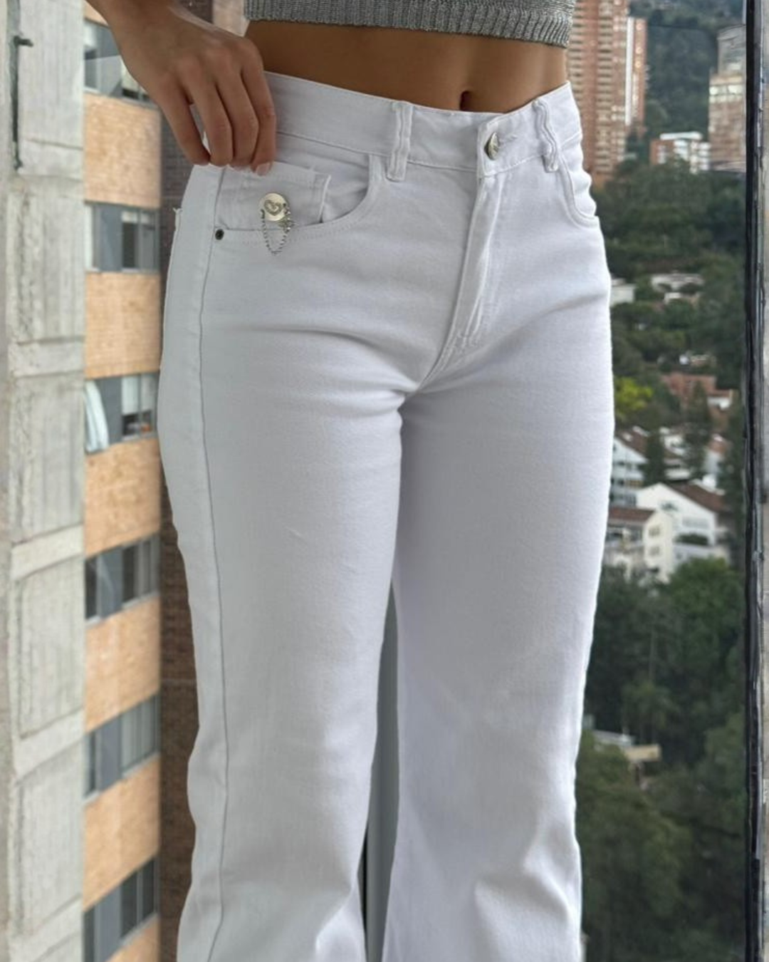 JEAN DAMA BOTA FLARE TIRO ALTO REF. 18004