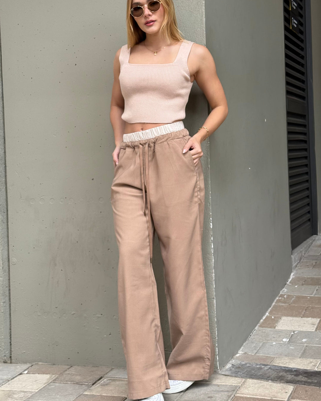 PANTALON WIDE LEG TIRO ALTO REF. 17388