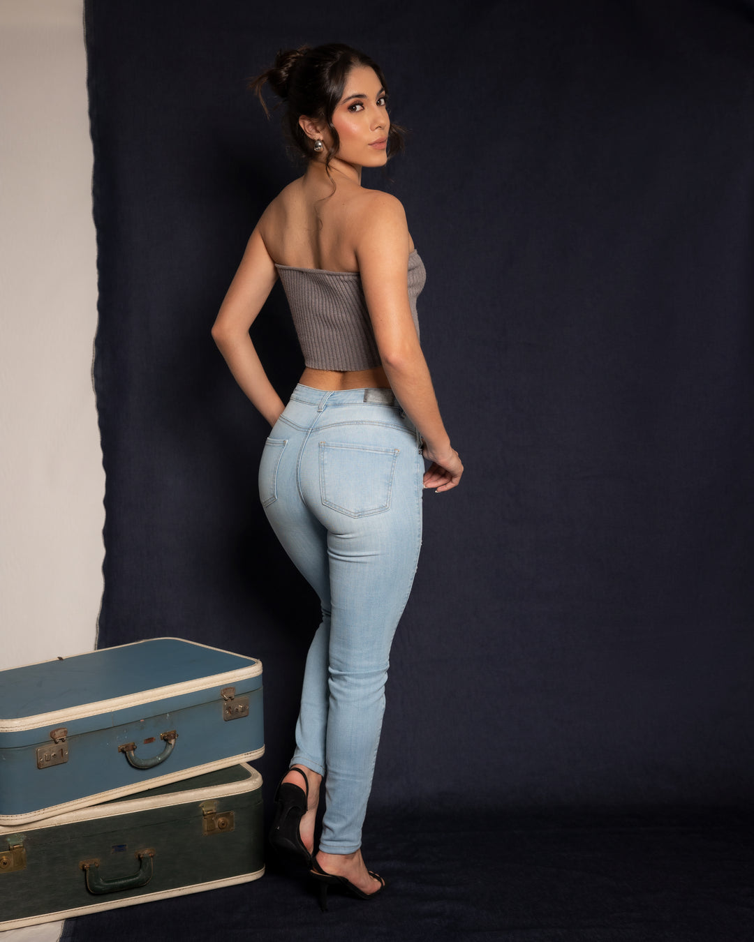 JEAN DAMA SKINNY TIRO ALTO REF. 17276