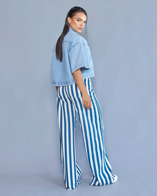 PANTALON DAMA VELVET TERCIOPELO WIDE LEG TIRO ALTO REF. 18475 (PREVENTA)