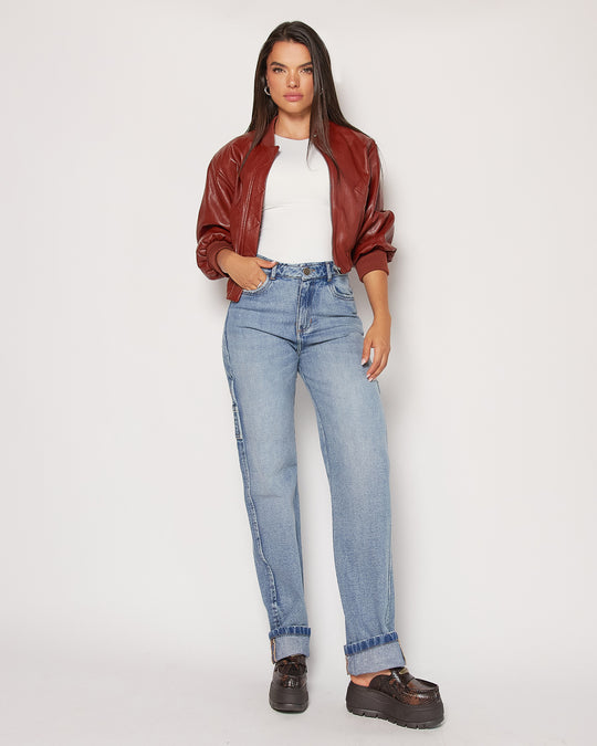 PANTALON DAMA BAGGY TIRO ALTO REF. 18263