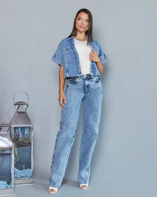 PANTALON DAMA BAGGY TIRO ALTO REF. 18409-1