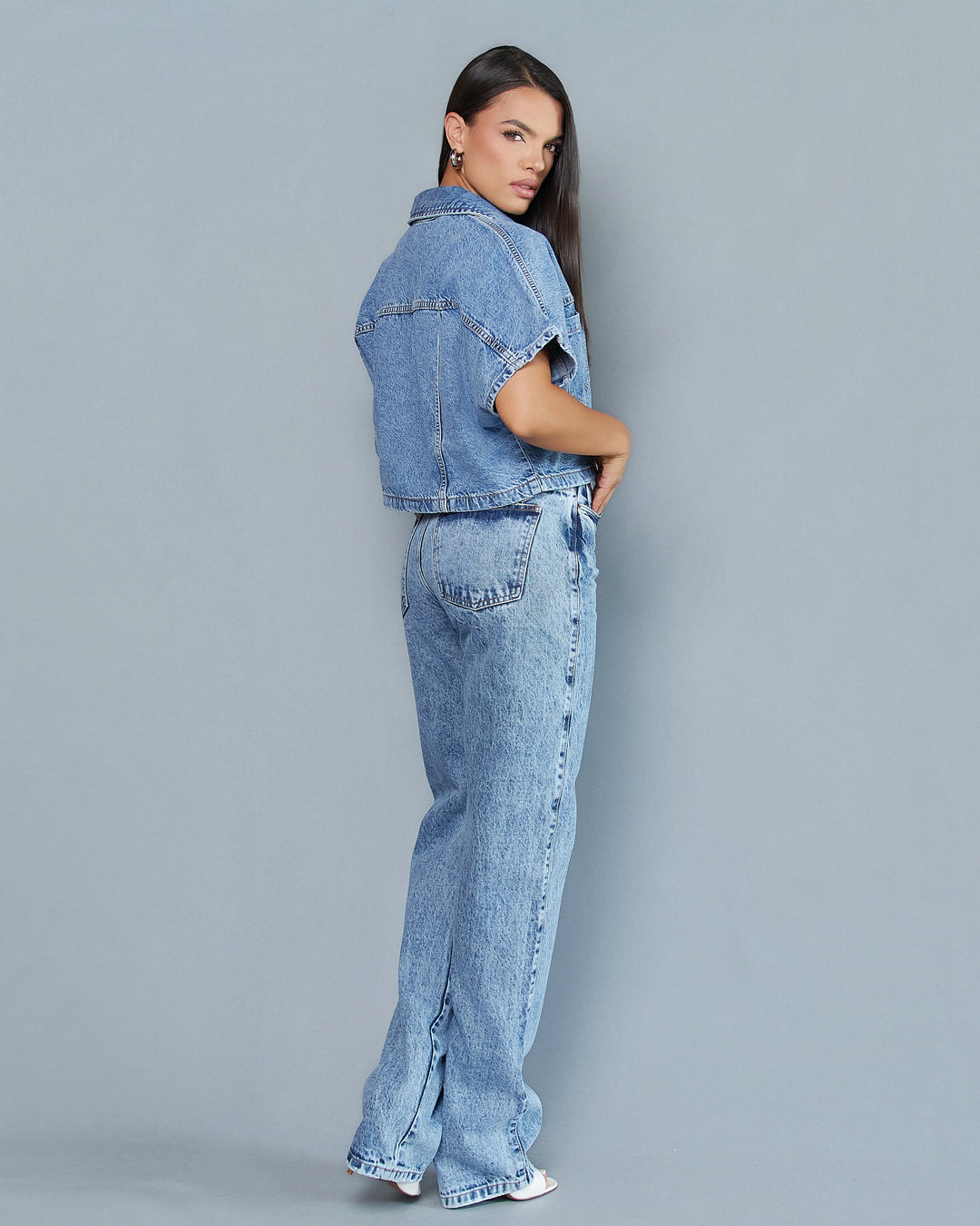 PANTALON DAMA BAGGY TIRO ALTO REF. 18409-1