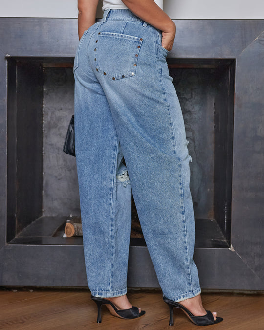 PANTALON DAMA BALLON TIRO ALTO REF. 18106 TACHES EDICION LIMITADA