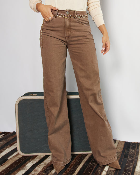 PANTALON DAMA WIDE LEG TIRO ALTO REF. 18335