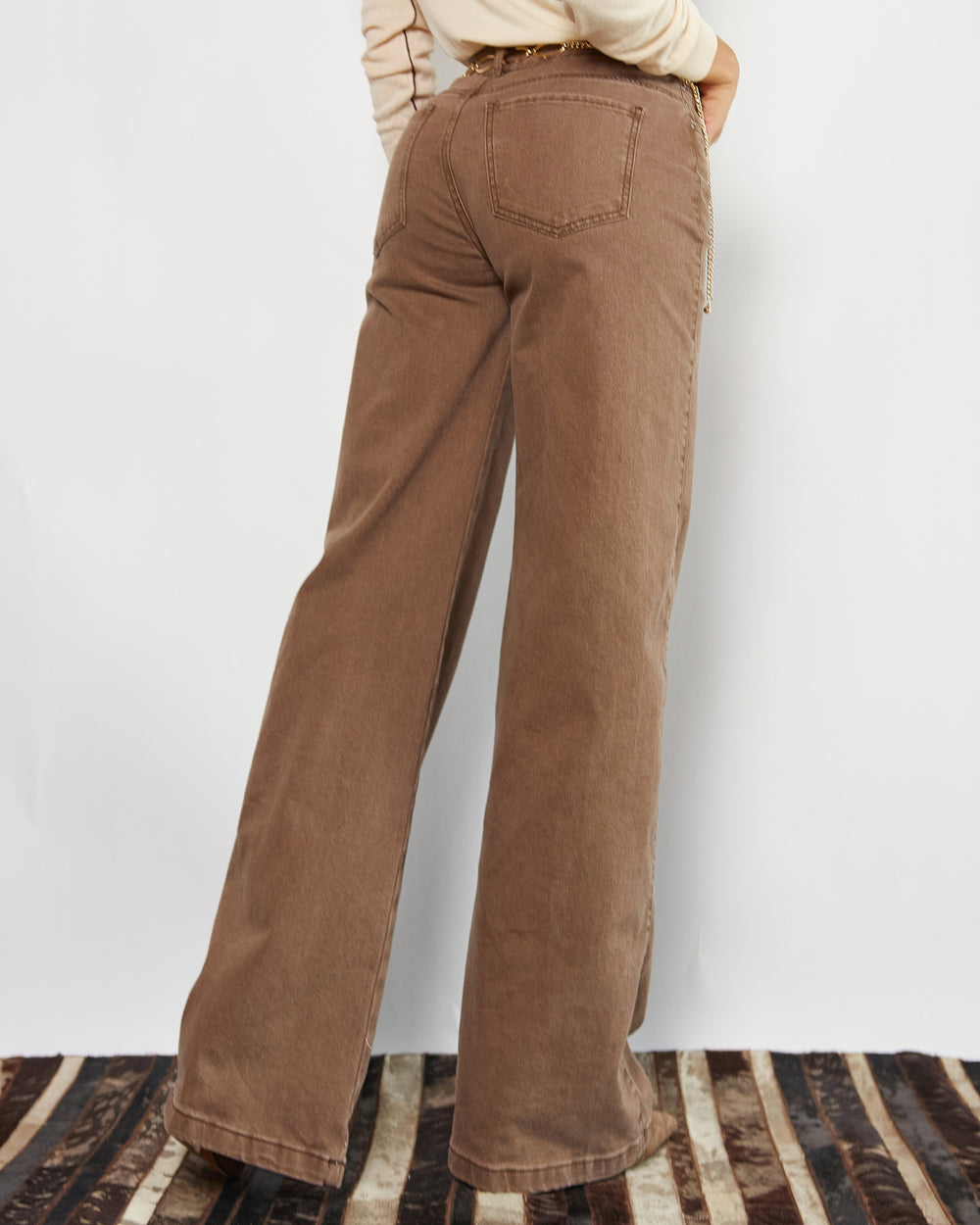 PANTALON DAMA WIDE LEG TIRO ALTO REF. 18335