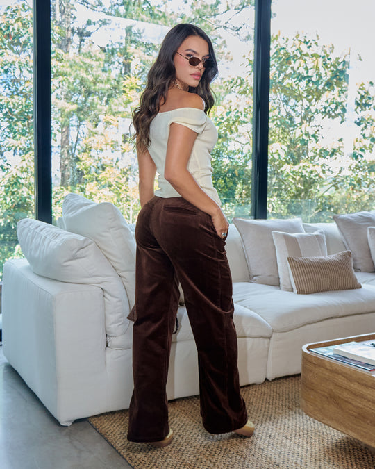 PANTALON DAMA WIDE LEG TIRO ALTO REF. 18245