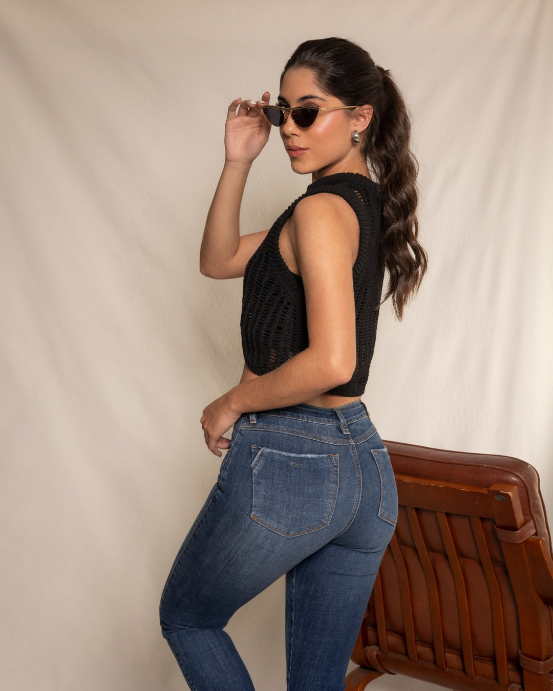 JEAN DAMA SKINNY TIRO ALTO REF. 17266