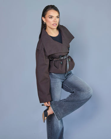 JEAN MUJER WIDE LEG TIRO ALTO COLOR GRIS SILUETA AMPLIA